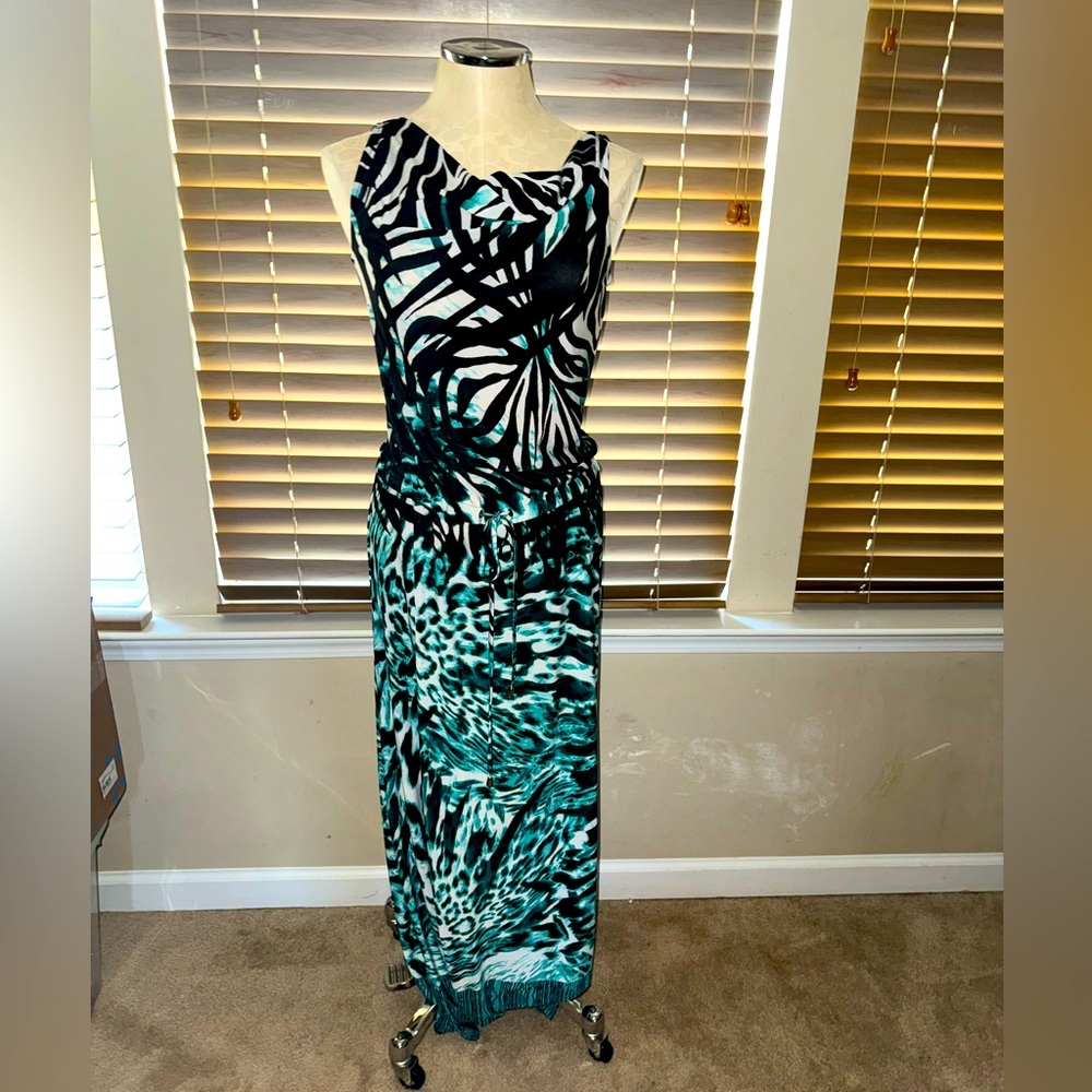 Animal Print Maxi Dress